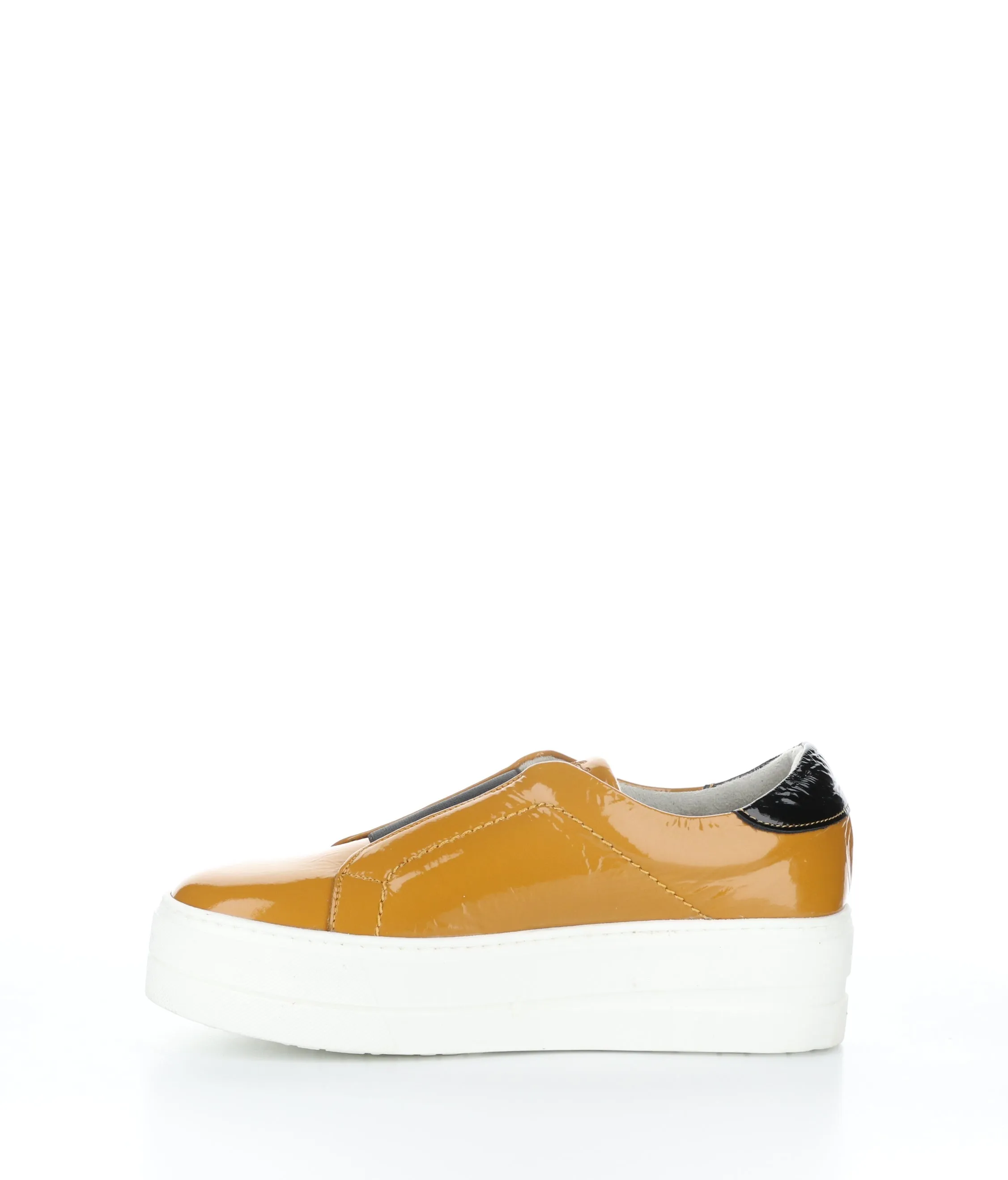 MONA OCHRE/BLACK Elasticated Shoes