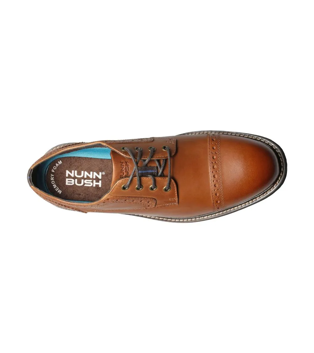 'Nunn Bush' Men's Overland Cap Toe Oxford - Tan