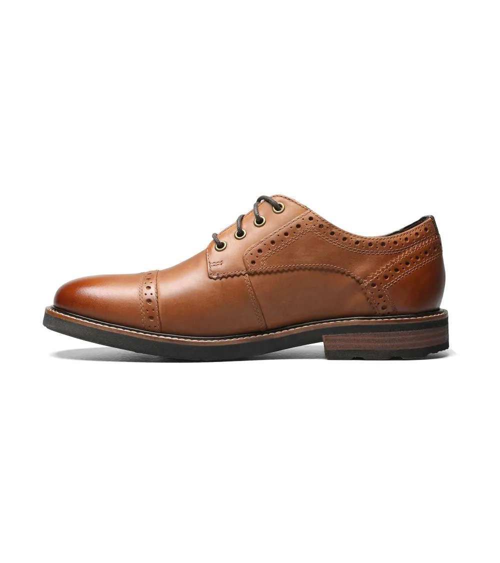 'Nunn Bush' Men's Overland Cap Toe Oxford - Tan