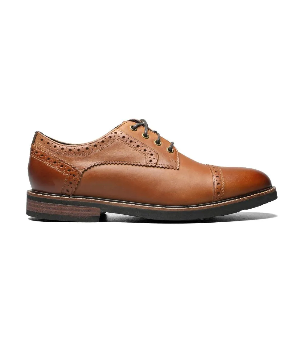 'Nunn Bush' Men's Overland Cap Toe Oxford - Tan