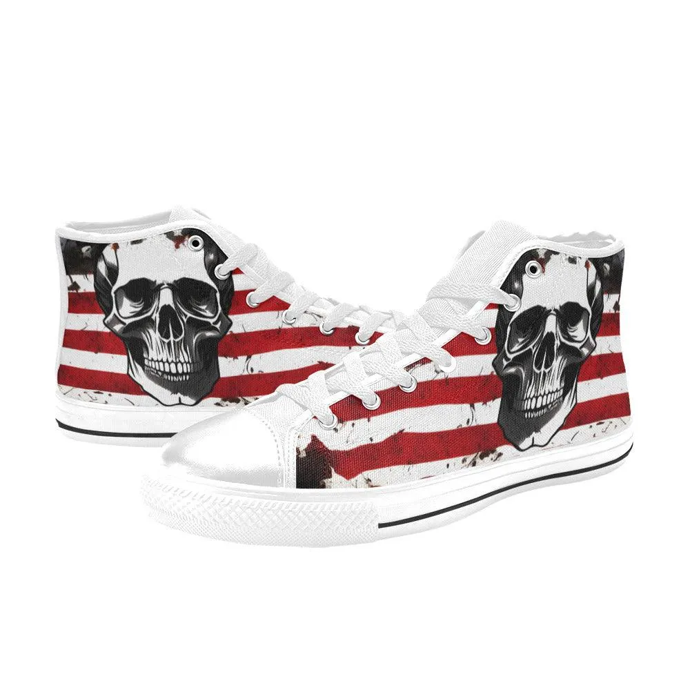 Patriotic Skull Art Women