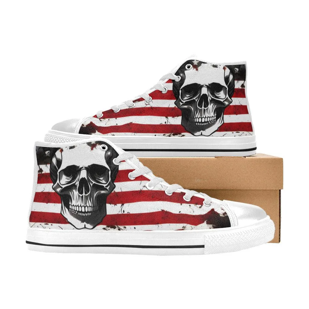 Patriotic Skull Art Women