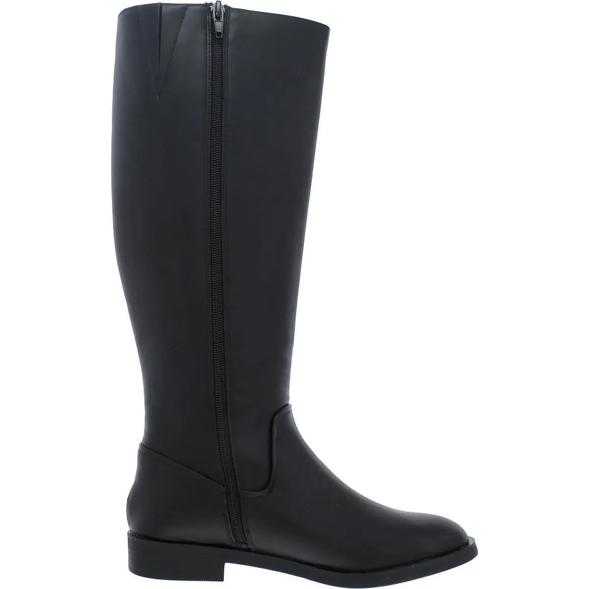 Style & Co. Womens Josephine Faux Leather Riding Knee-High Boots