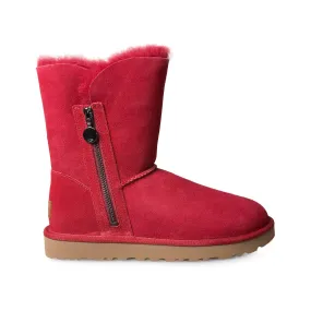 UGG Bailey Zip Short Kiss Red Boots - Women's