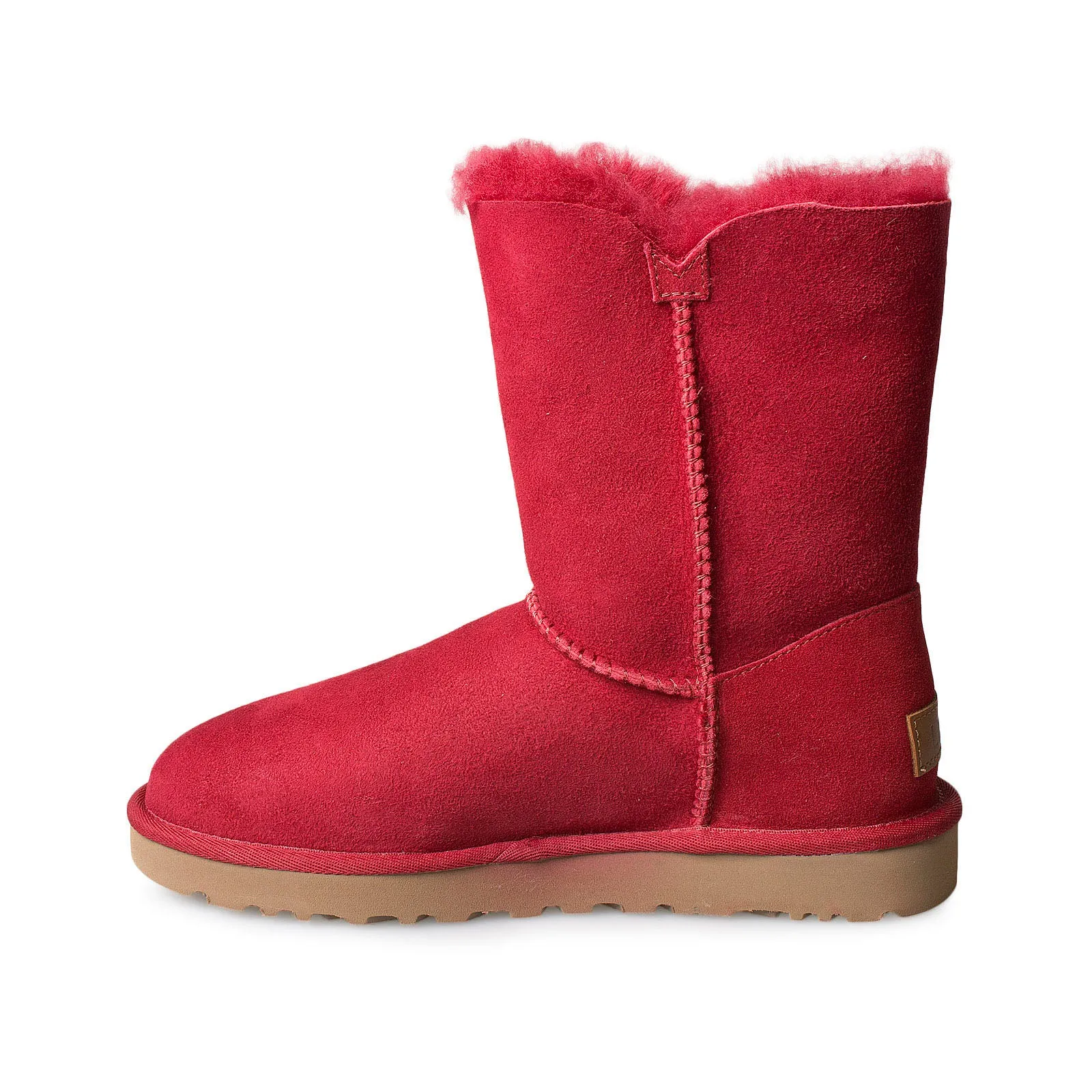 UGG Bailey Zip Short Kiss Red Boots - Women's