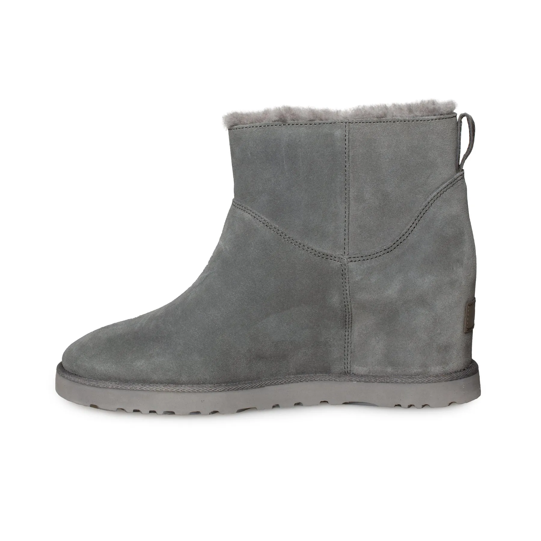 UGG Classic Femme Zip Mini Grey Boots - Women's