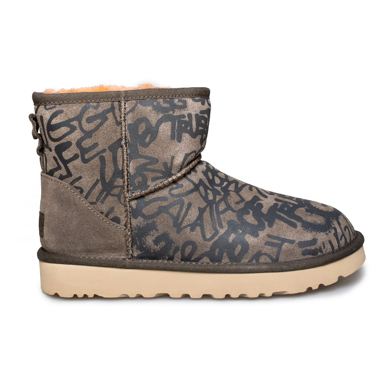 UGG Classic Street Graffiti Mini Slate Boots - Women's