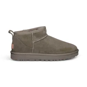 UGG Classic Ultra Mini Moss Green Boots - Women's