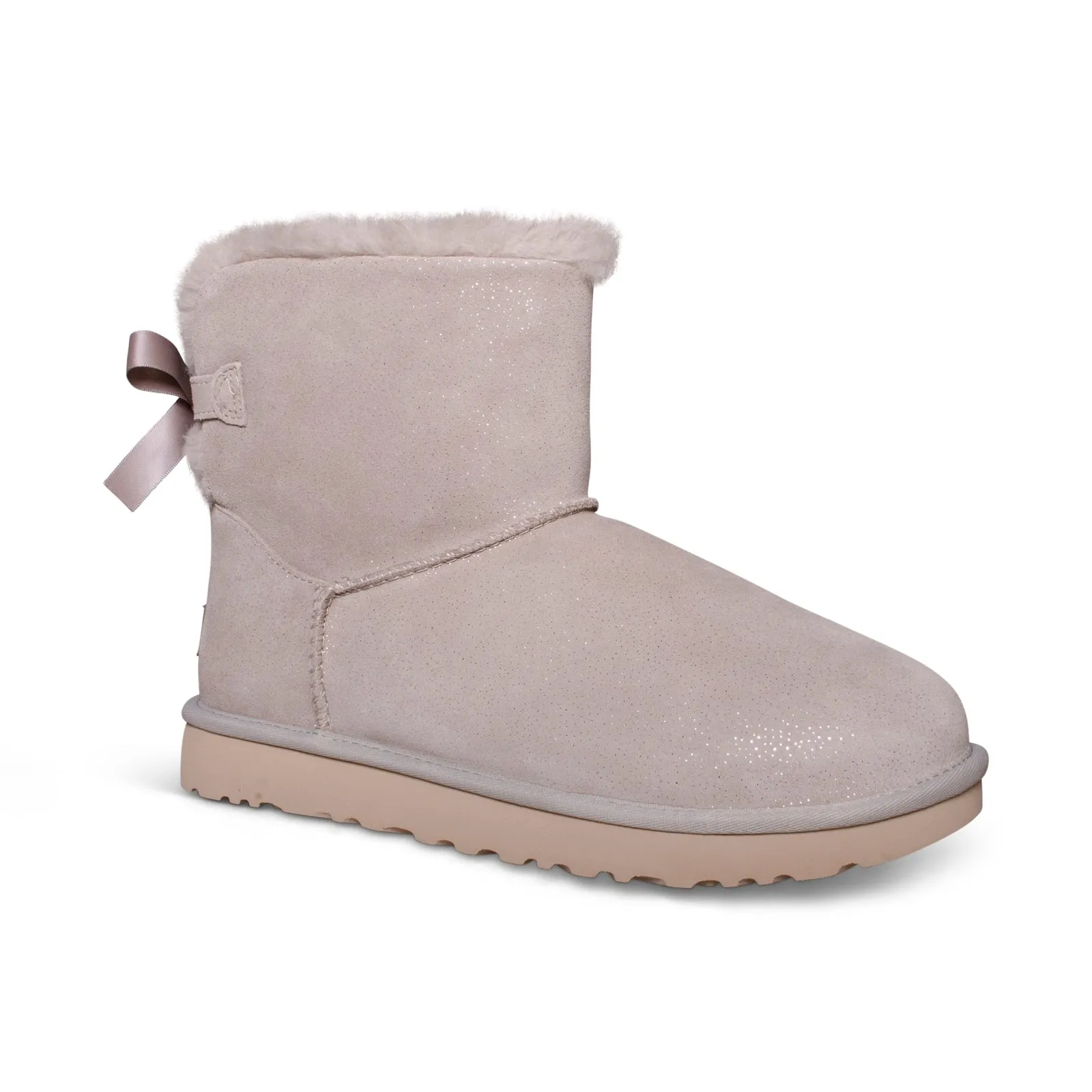 UGG Mini Bailey Bow Twinkle Goat Boots - Women's