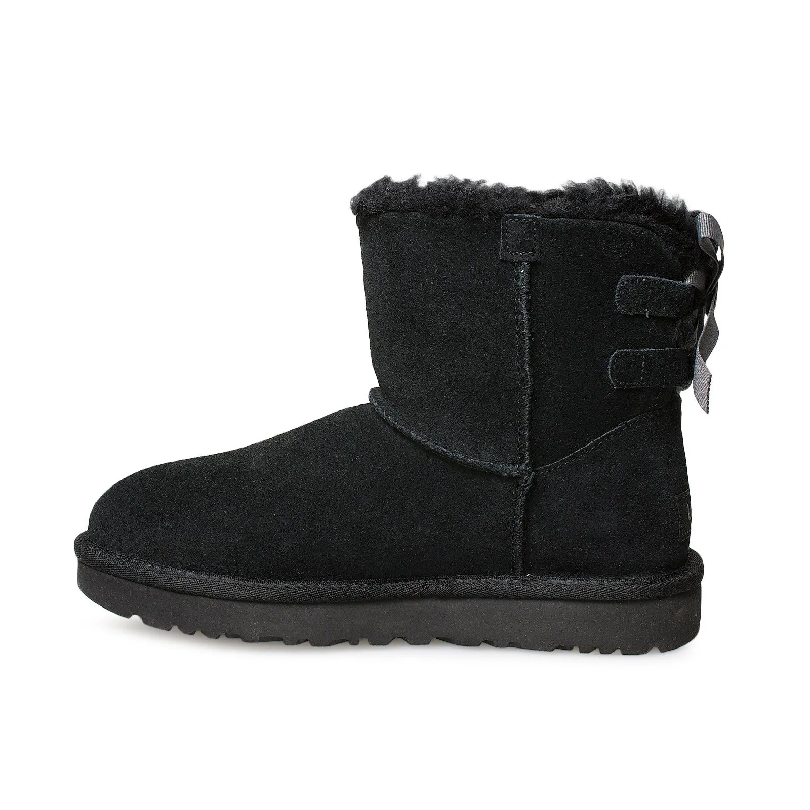 UGG Mini Continuity Bow Black Boots - Women's