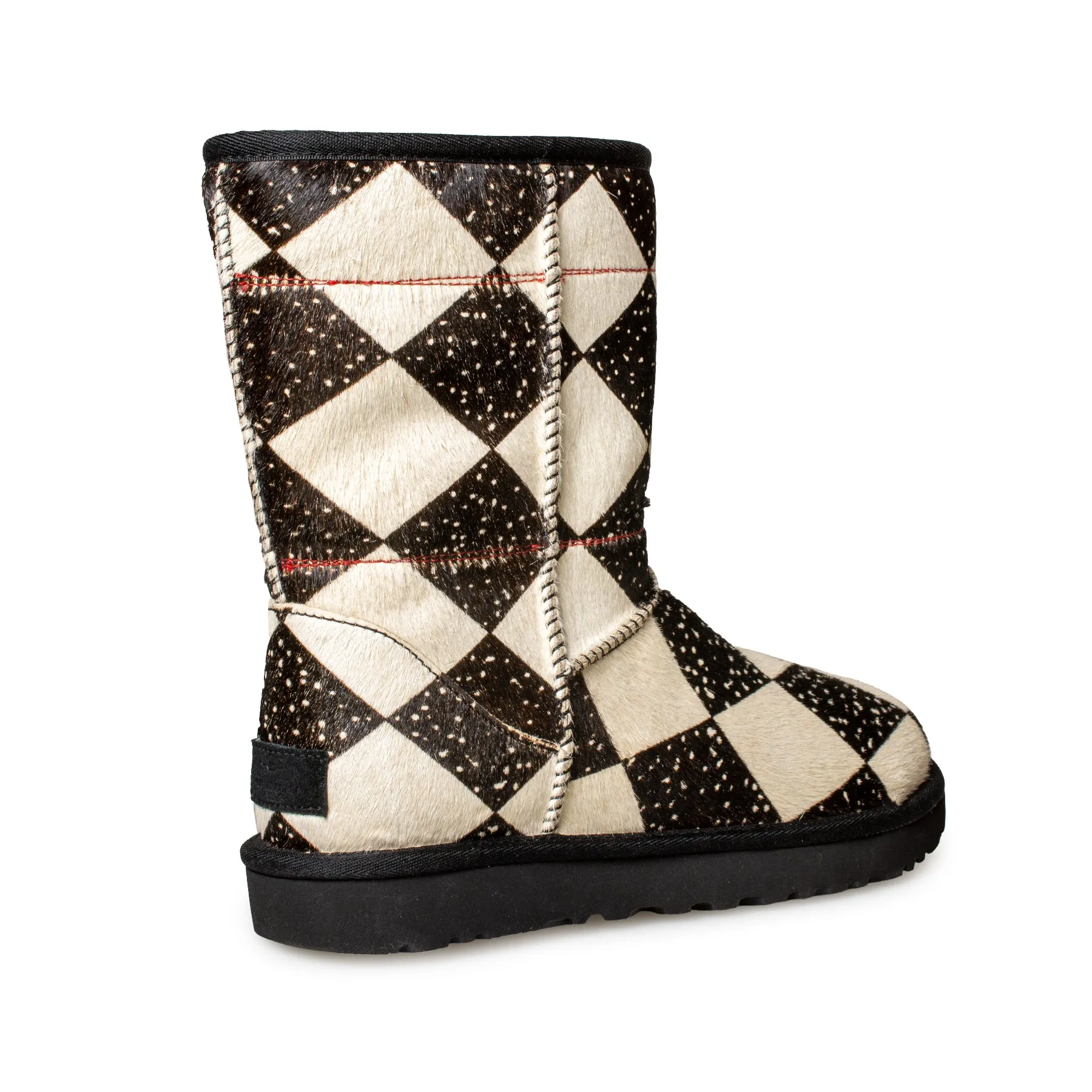 UGG X TSCHABALALA Self Classic Diamond Black / White Boots - Women's