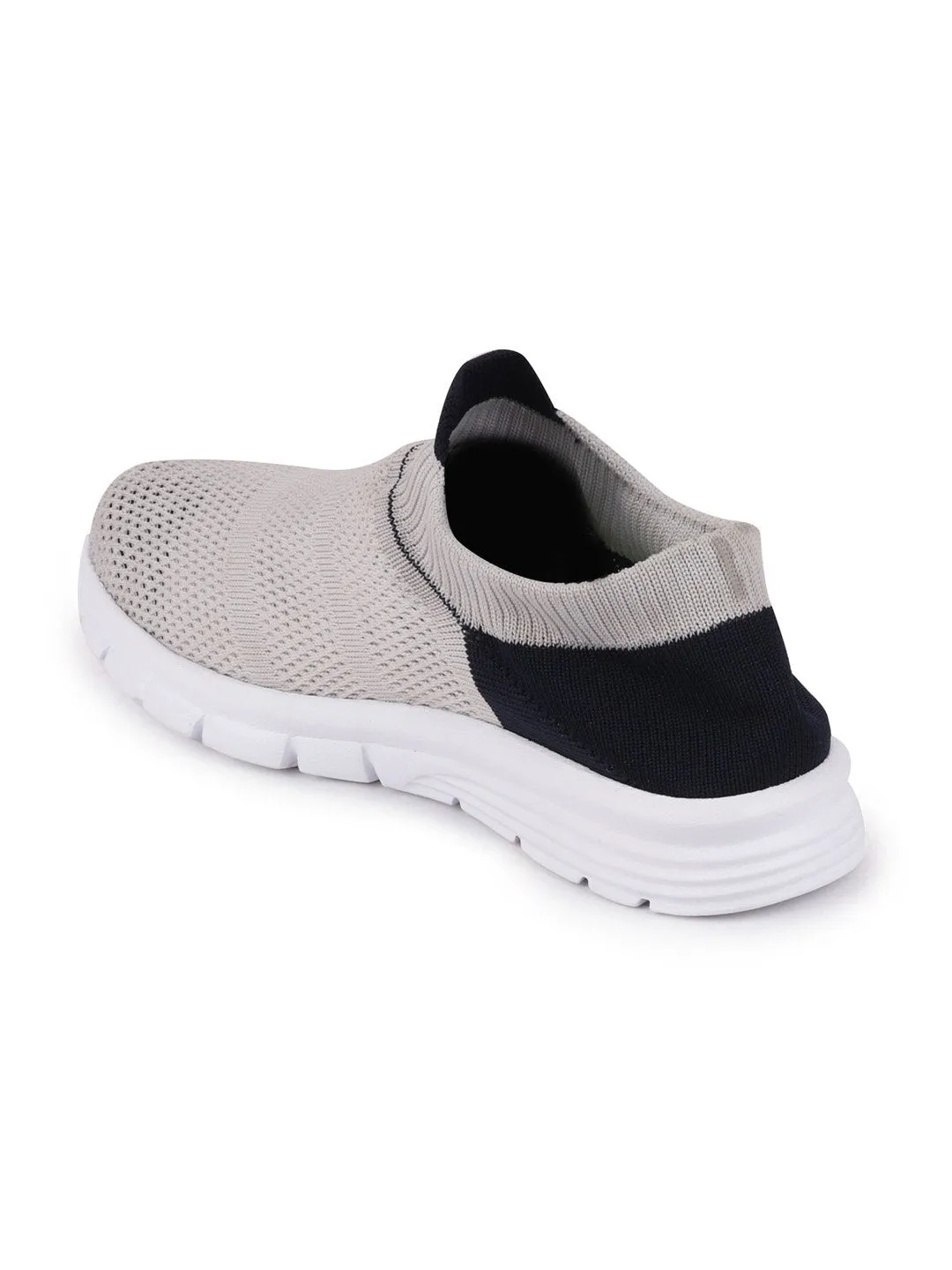 Women Grey Sports Slip-On Walking Shoes