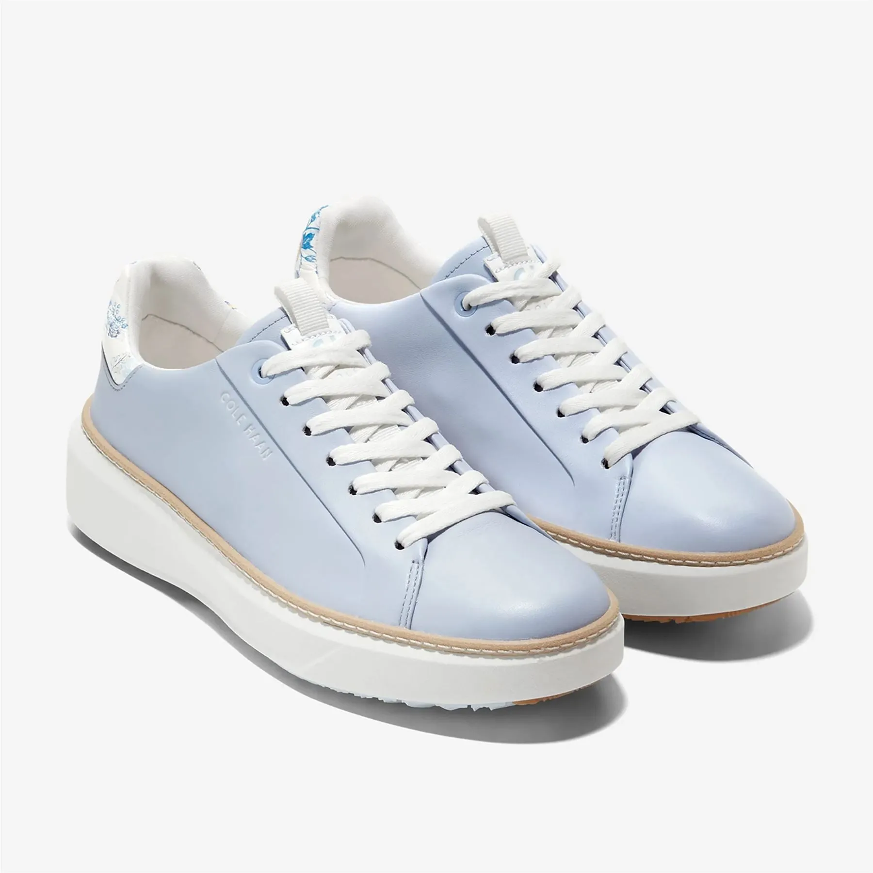 Womens GRANDPRO Topspin Golf Shoes Heather/White - SS24